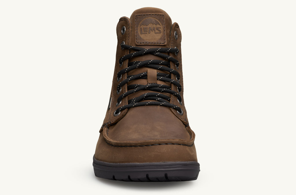 Lems Boots Waterproof Men's Boulder Brown | FHF7376KN