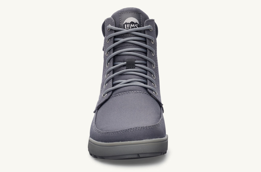 Lems Boots Waterproof Men's Boulder Summit Grey | USU2481GI