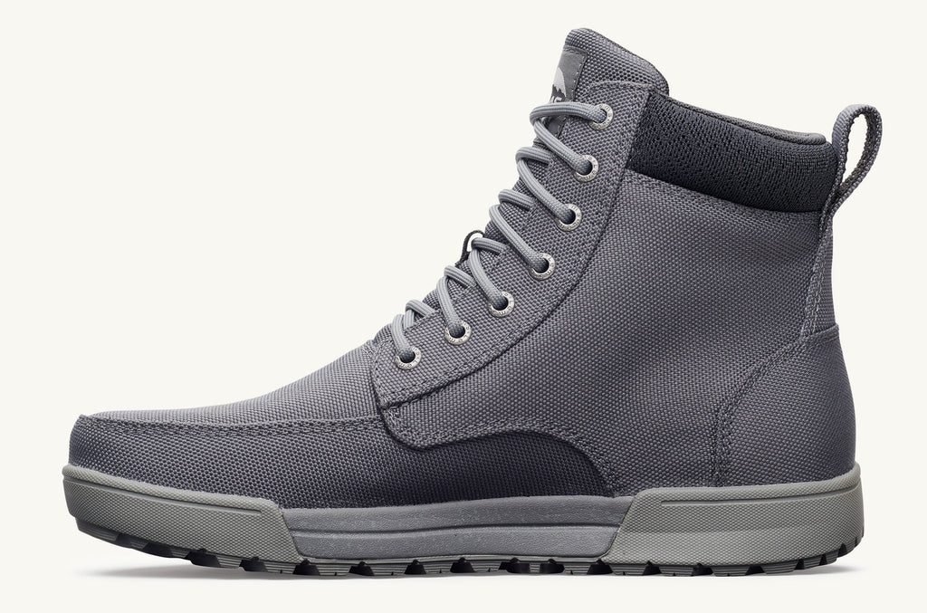 Lems Boots Waterproof Men's Boulder Summit Grey | USU2481GI