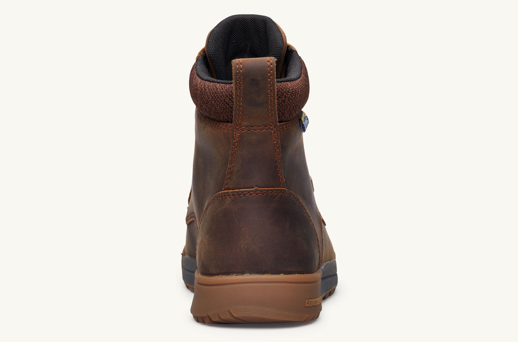 Lems Boots Waterproof Men's Boulder Summit Dark Brown | WTO6573RC