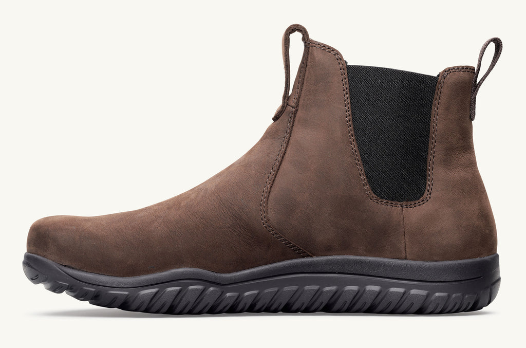 Lems Boots Waterproof Women's Chelsea Dark Brown | CEK1457JJ