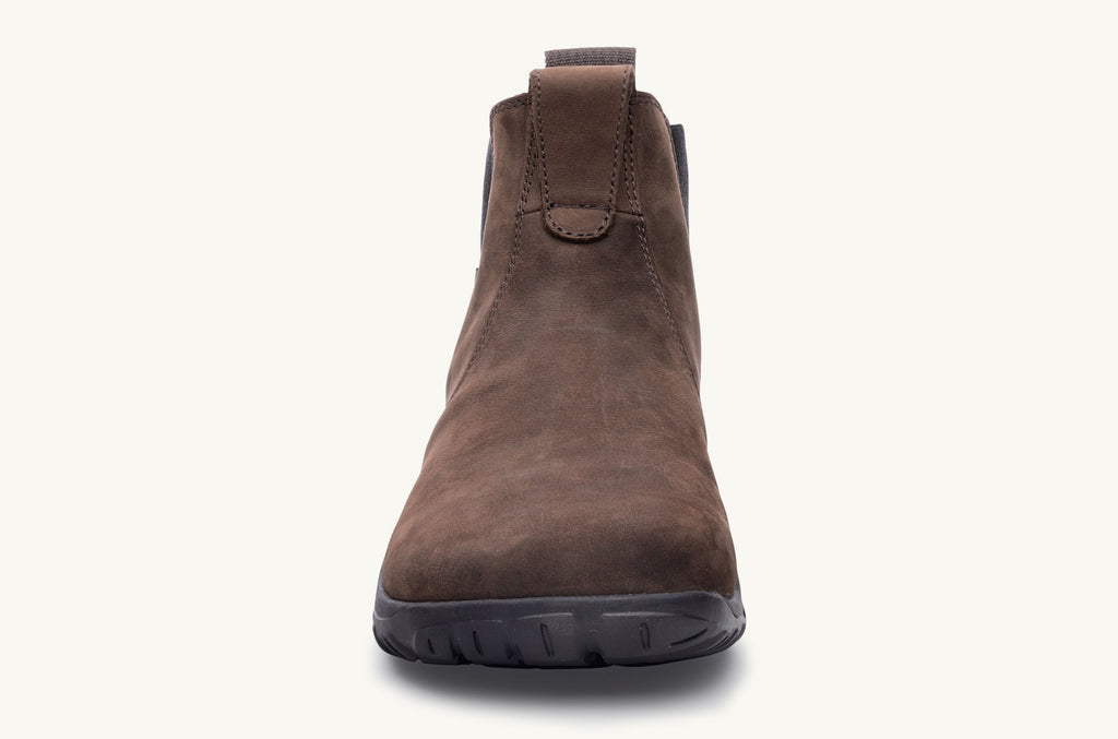 Lems Boots Waterproof Women's Chelsea Dark Brown | CEK1457JJ