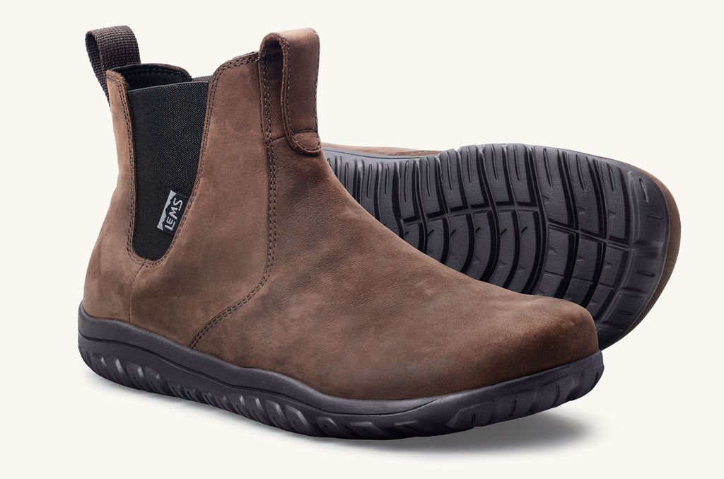 Lems Boots Waterproof Women\'s Chelsea Dark Brown | CEK1457JJ
