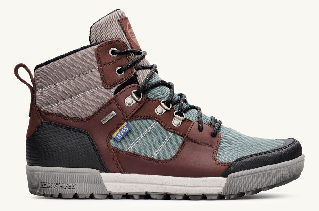 Lems Boots Waterproof Women's Outlander Blue Red Black | CHL5681CG