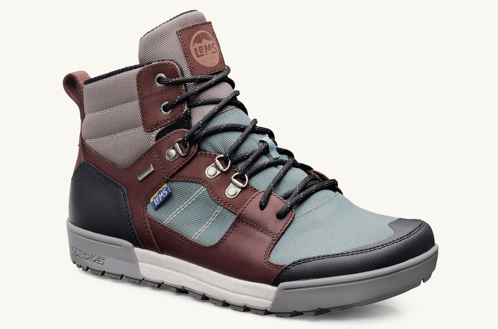 Lems Boots Waterproof Women's Outlander Blue Red Black | CHL5681CG