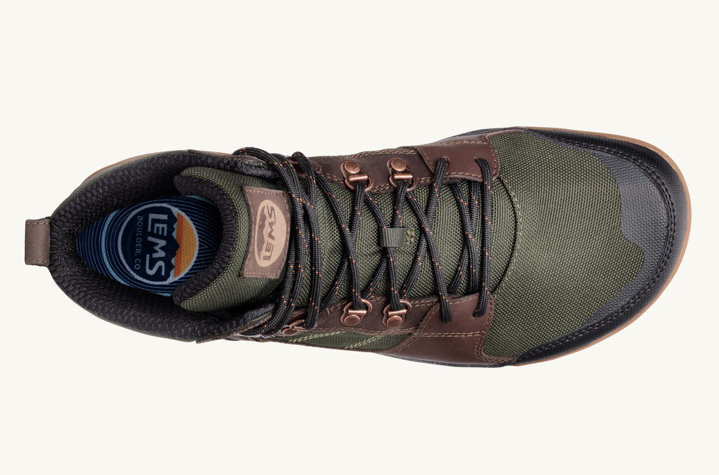 Lems Boots Waterproof Women's Outlander Olive Brown | WBZ634YX