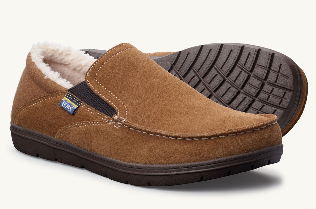 Lems Fur Slip On Shoes Women\'s Drifter Brown | OIE220DU