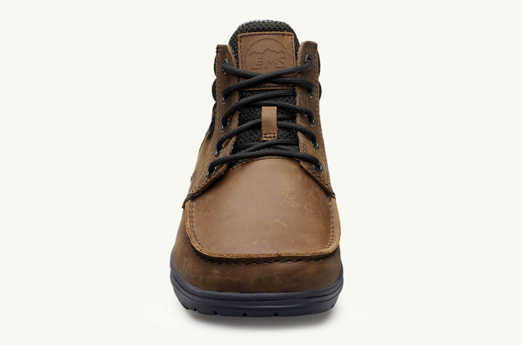 Lems Leather Boots Men's Boulder Brown | IVL4073IX