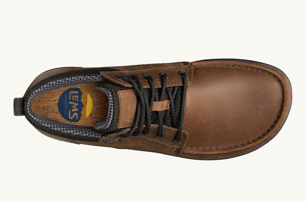 Lems Leather Boots Men's Boulder Brown | IVL4073IX