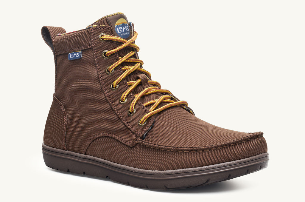Lems Nylon Boots Men's Boulder Dark Brown | TZI7270FG