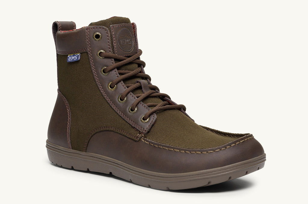Lems Nylon Boots Women's Boulder Olive Brown | UQL9374WH