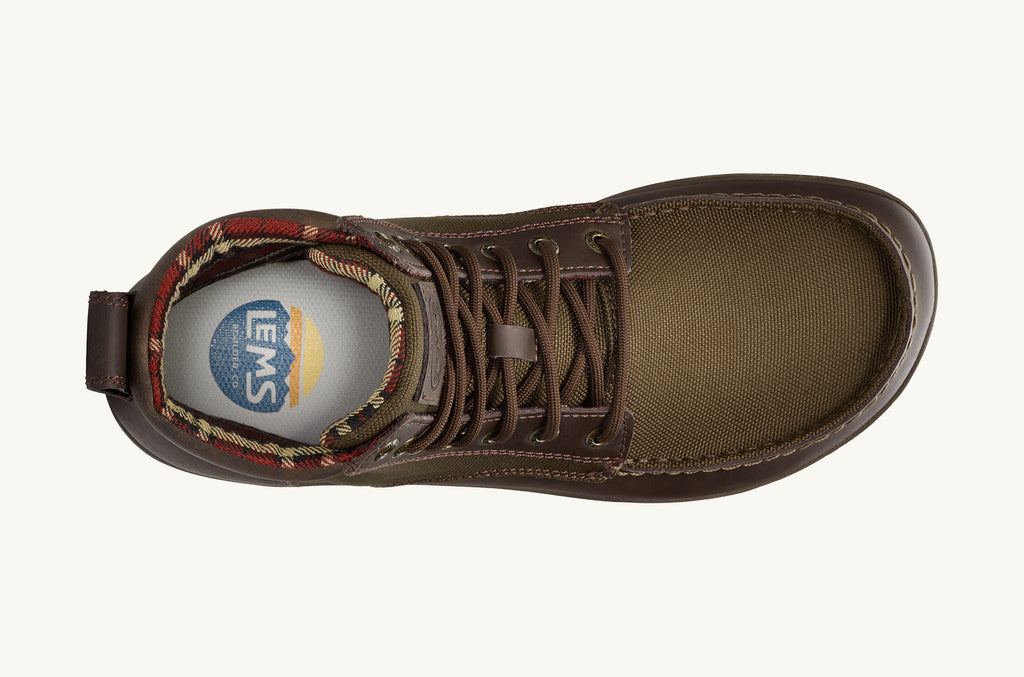 Lems Nylon Boots Women's Boulder Olive Brown | UQL9374WH