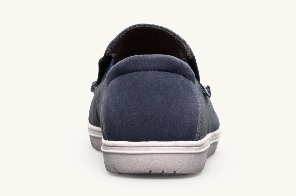 Lems Slip On Shoes Men's Drifter Grey Navy | HSM369TG