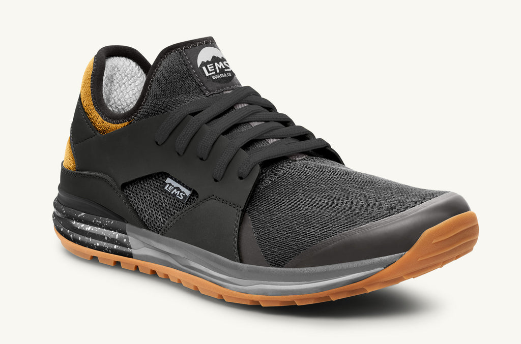 Lems Sneakers Men's Mesa Black Dark Grey | BSL7053AD