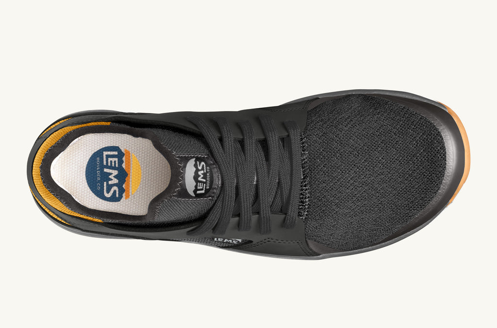 Lems Sneakers Men's Mesa Black Dark Grey | BSL7053AD