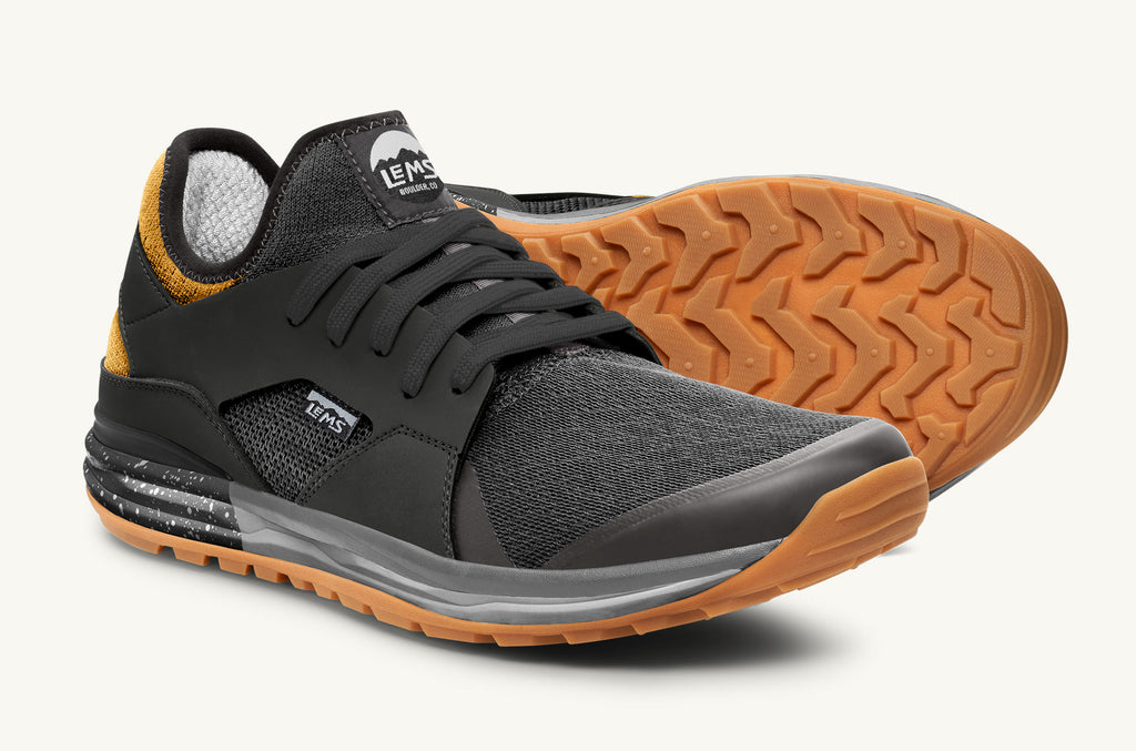 Lems Sneakers Men\'s Mesa Black Dark Grey | BSL7053AD
