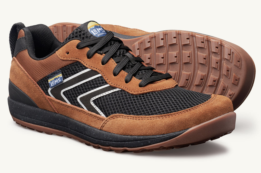 Lems Sneakers Men\'s Primal Pursuit Brown Black | FYB8353RR