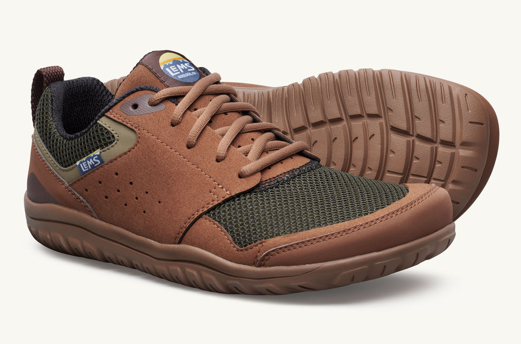 Lems Sneakers Men\'s Primal Zen Brown Green | NIT6270EP