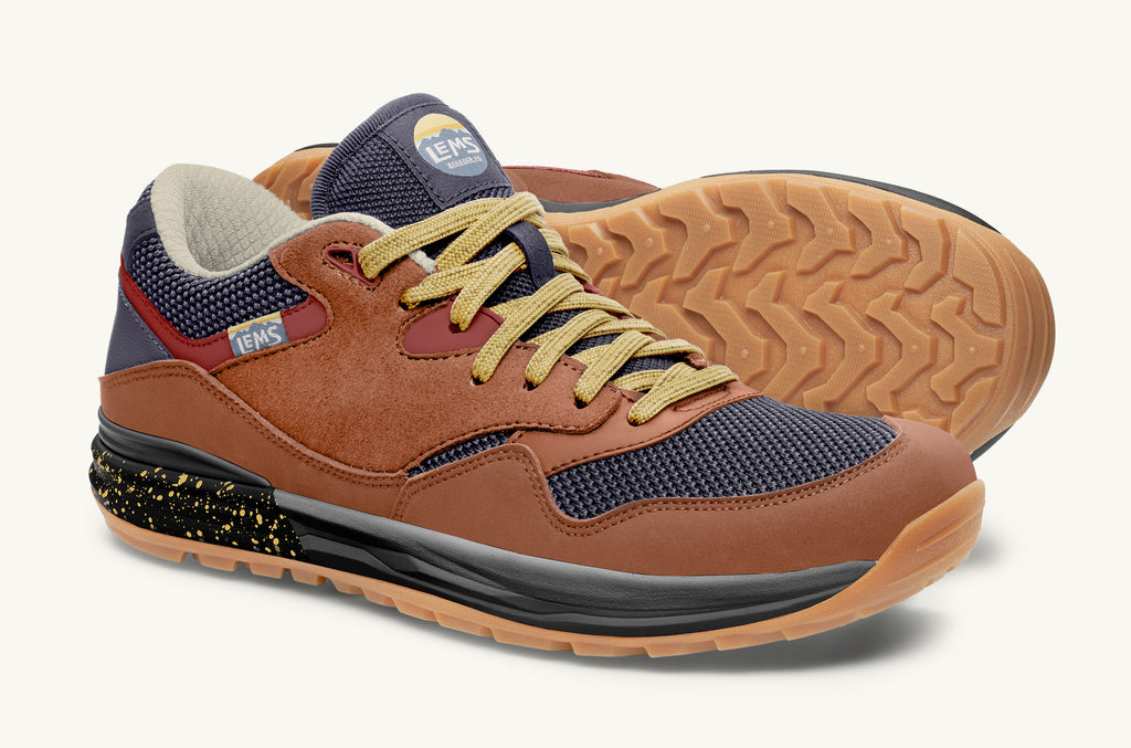 Lems Sneakers Men\'s Trailhead Brown Blue | OXJ1862MO