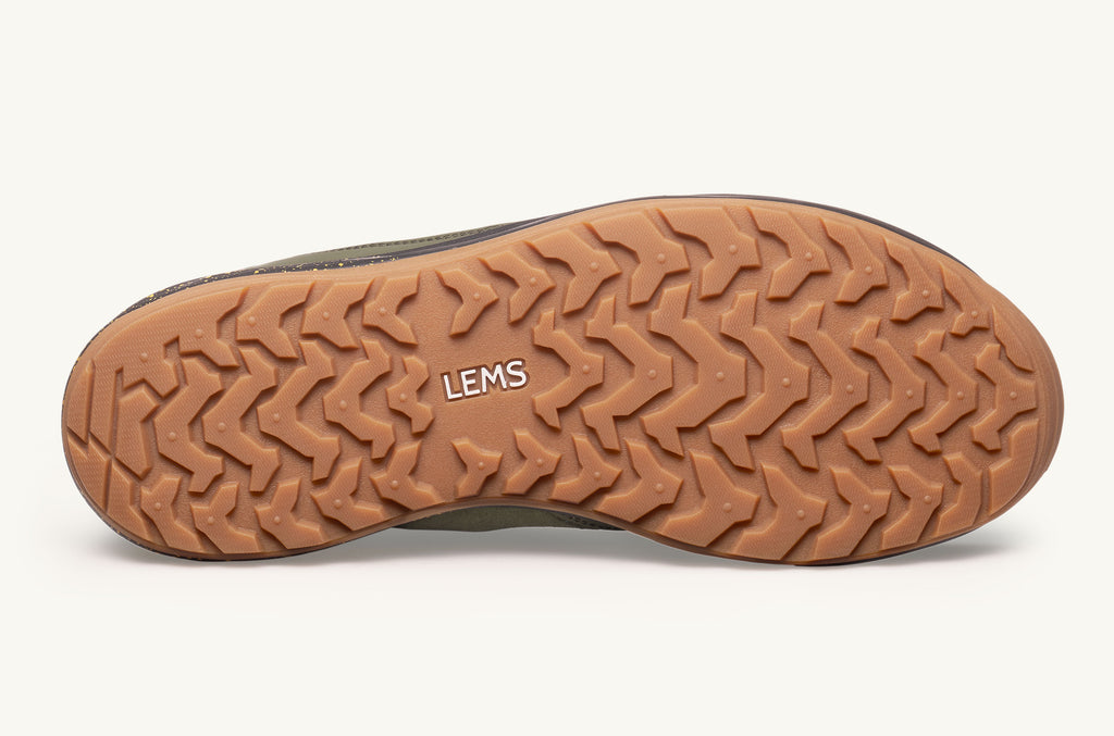 Lems Sneakers Men's Trailhead Olive Yellow | NUR5338HY