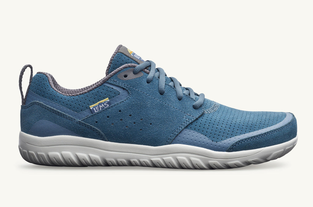 Lems Suede Sneakers Men's Primal Zen Blue | RMN5087RQ
