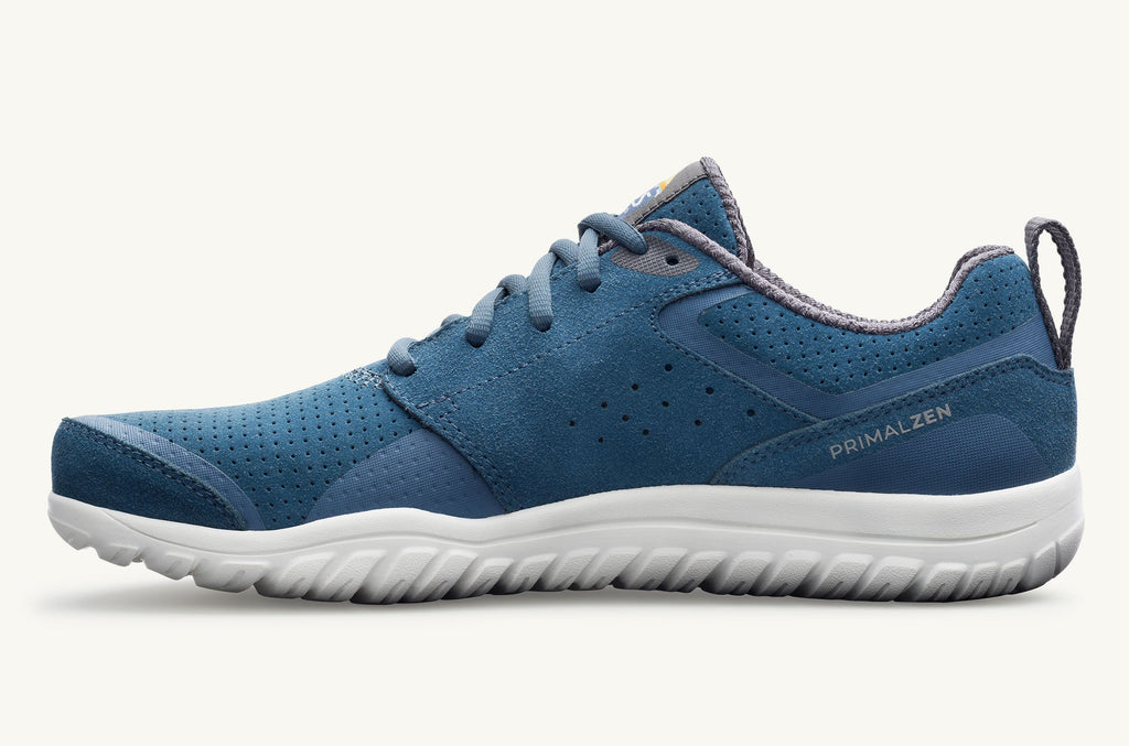 Lems Suede Sneakers Men's Primal Zen Blue | RMN5087RQ