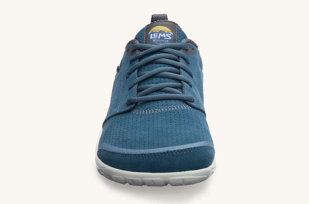 Lems Suede Sneakers Men's Primal Zen Blue | RMN5087RQ